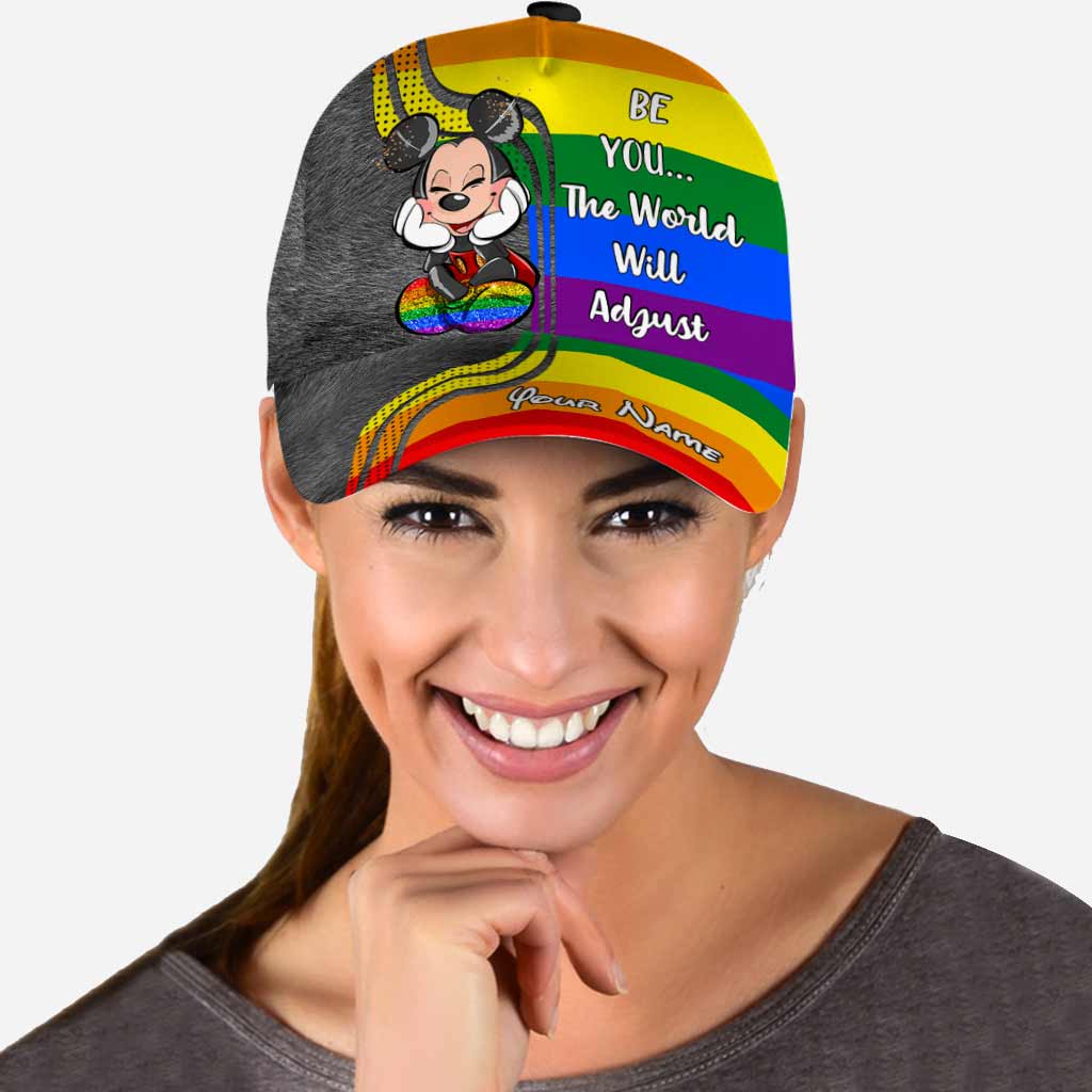 Be You The World Will Adjust - Personalized LGBT Support Classic Cap