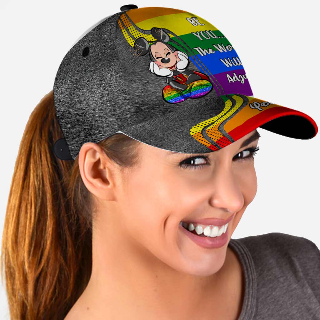 Be You The World Will Adjust - Personalized LGBT Support Classic Cap