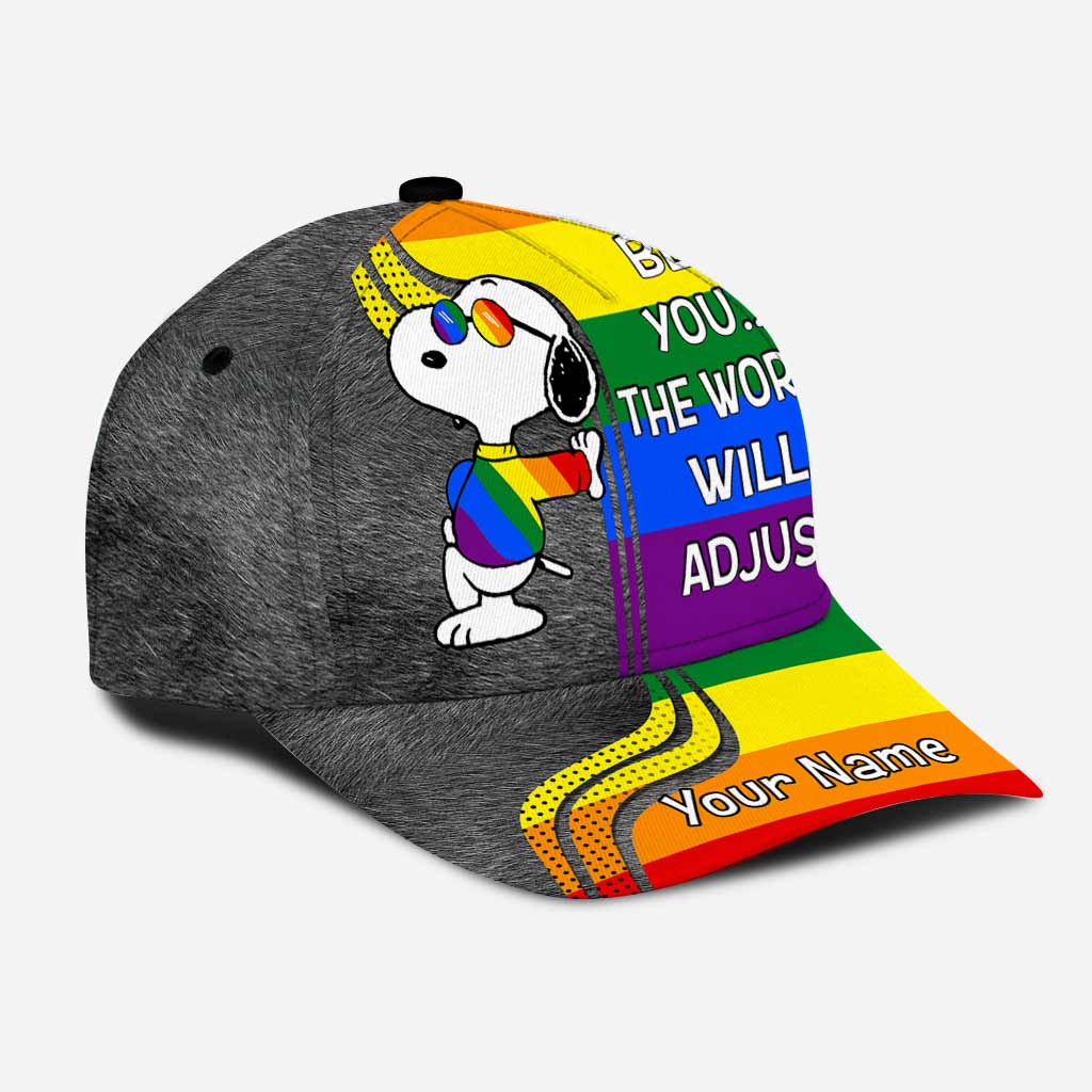 Be You The World Will Adjust - Personalized LGBT Support Classic Cap