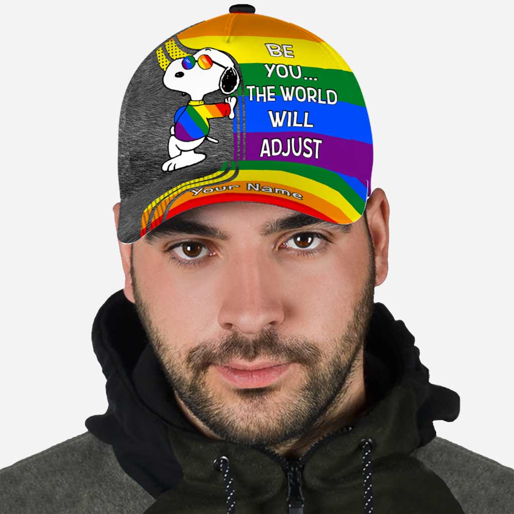 Be You The World Will Adjust - Personalized LGBT Support Classic Cap