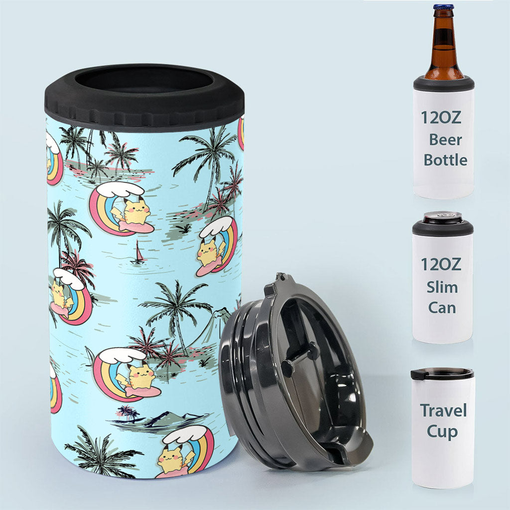 Summer Vibes - Personalized Monster Trainer Can Cooler