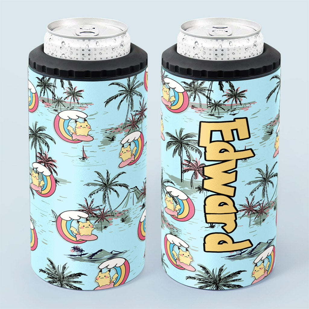 Summer Vibes - Personalized Monster Trainer Can Cooler