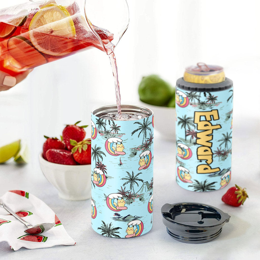 Summer Vibes - Personalized Monster Trainer Can Cooler