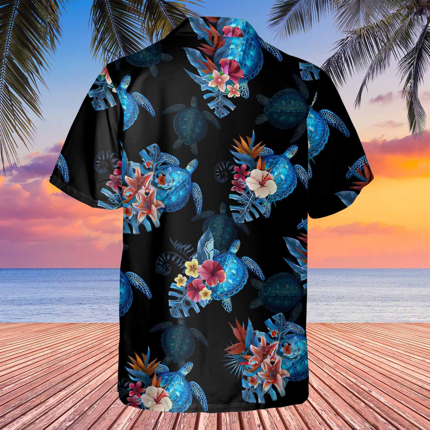 Tropical Vibes - Turtle Hawaiian Shirt