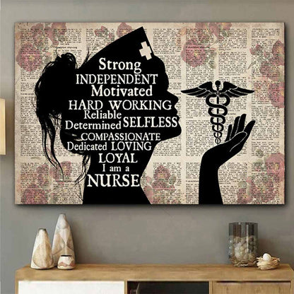 I Am A Nurse Poster