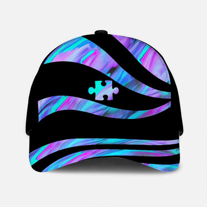 Autism Awareness Cap With Print Vent Holes