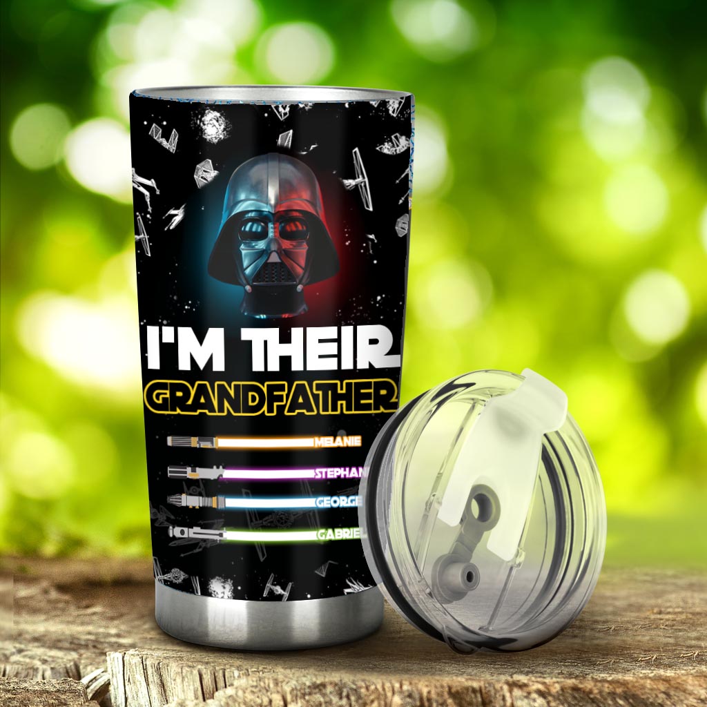 Being A Dad Is An Honor - Personalized The Force Tumbler