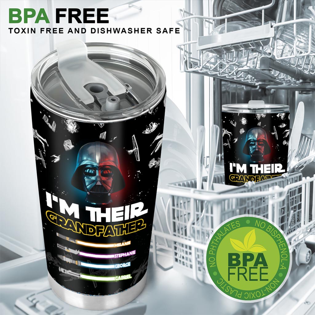 Being A Dad Is An Honor - Personalized The Force Tumbler