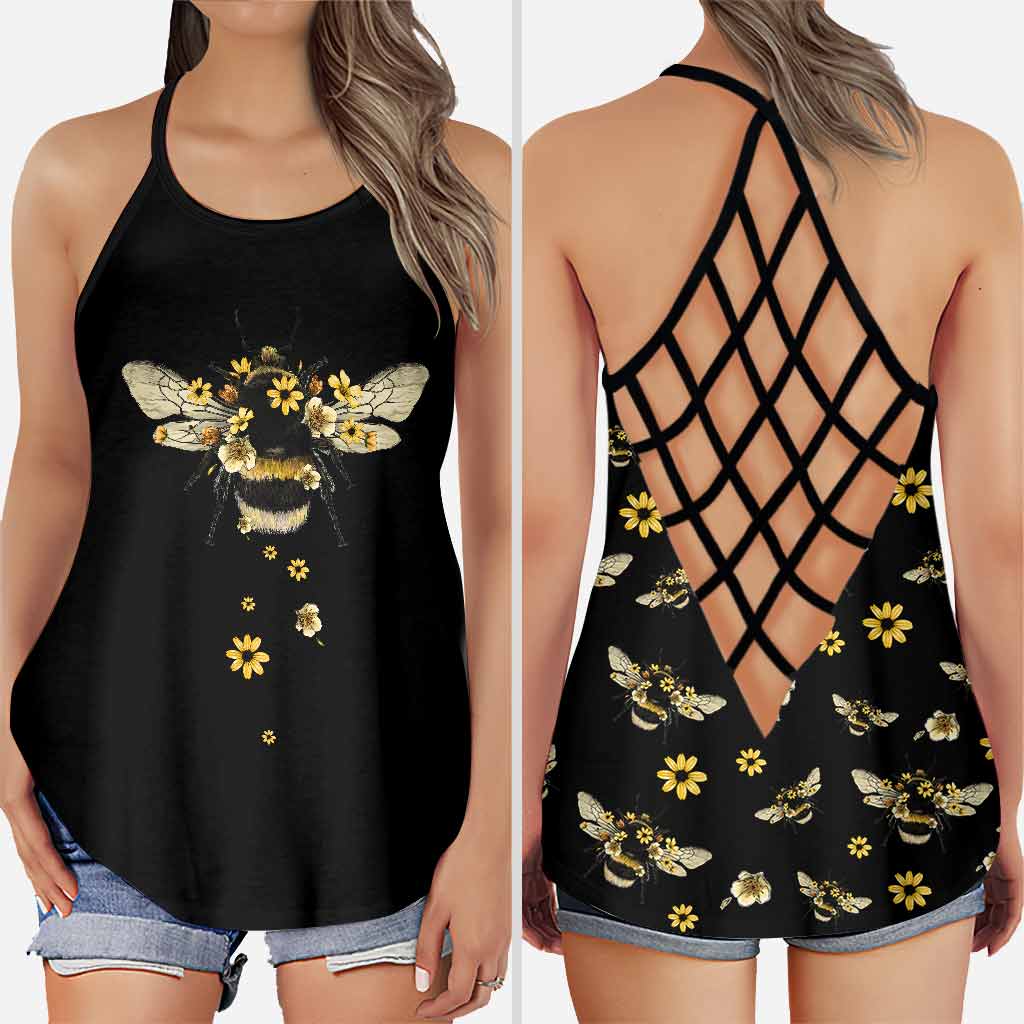 Queen Bee Cross Tank Top