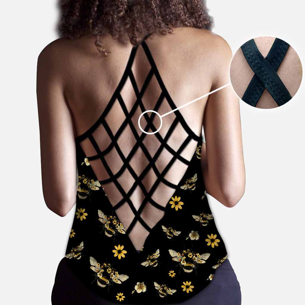 Queen Bee Cross Tank Top