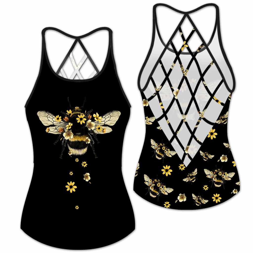 Queen Bee Cross Tank Top