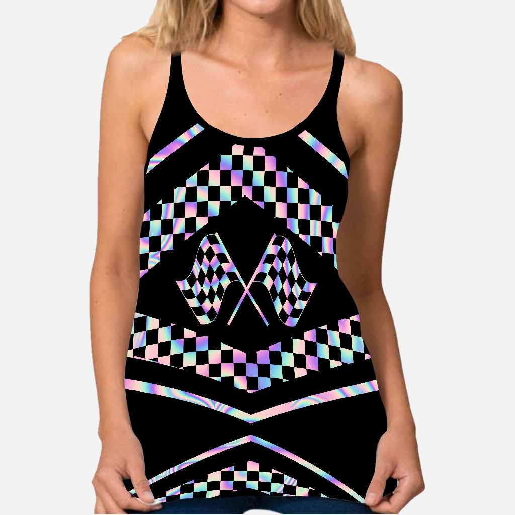 Love Racing Cross Tank Top