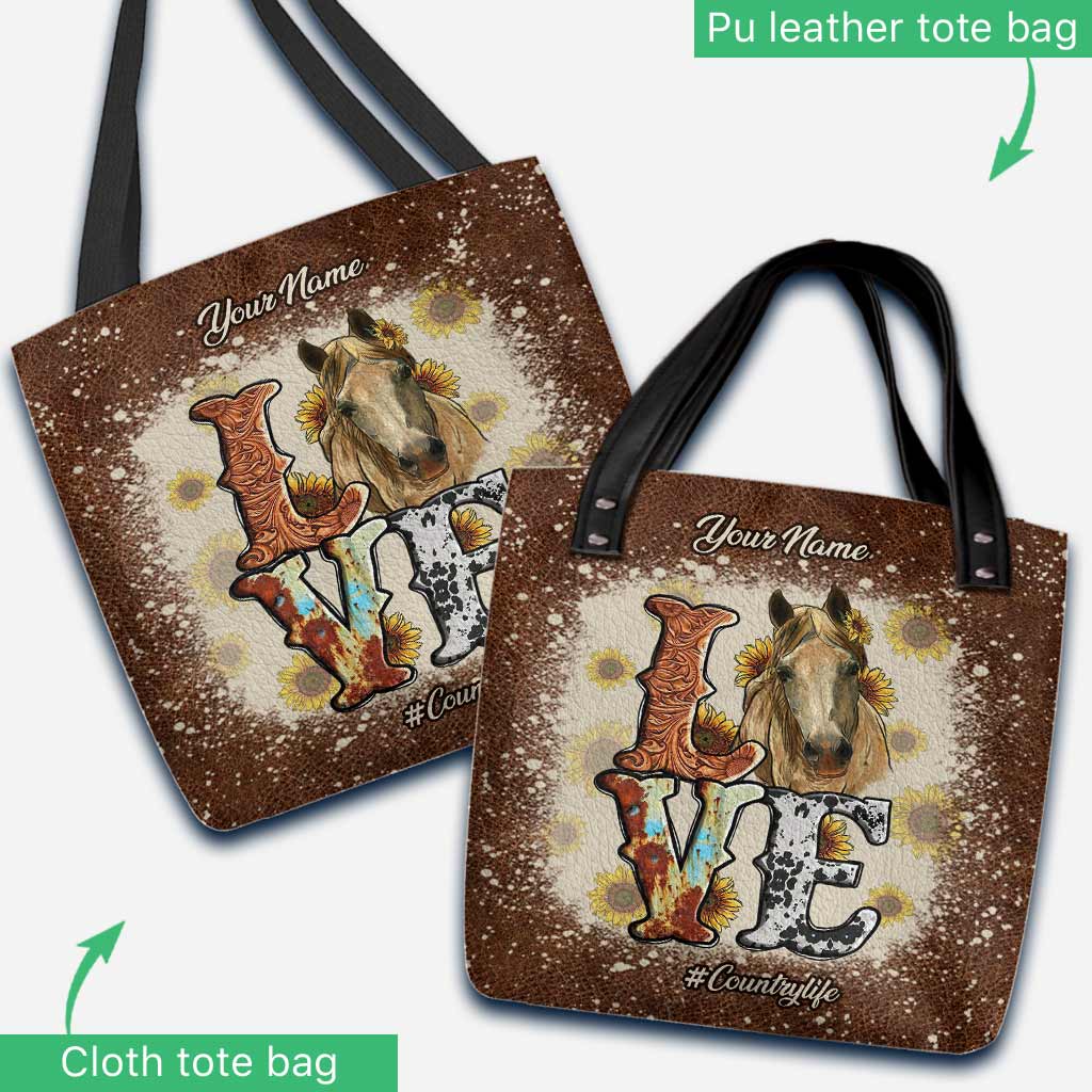 Just A Girl Who Loves Horses - Personalized Tote Bag