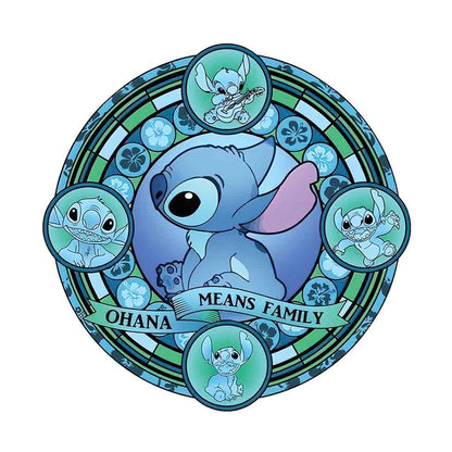 Ohana Means Family - Stitch Shaped Doormat