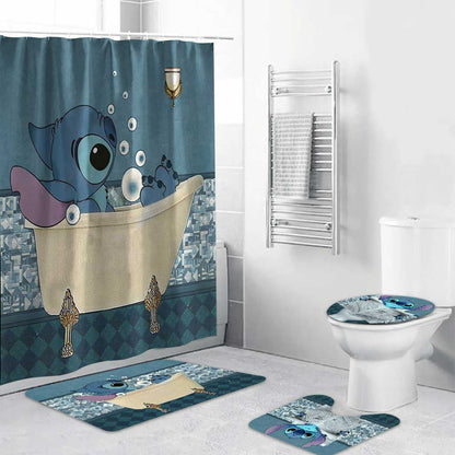 Take A Bath - Ohana Bathroom Curtain & Mats Set