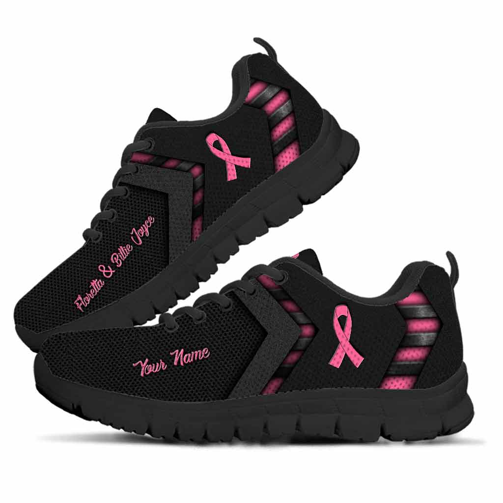 You'll Never Walk Alone - Breast Cancer Awareness Personalized Sneakers