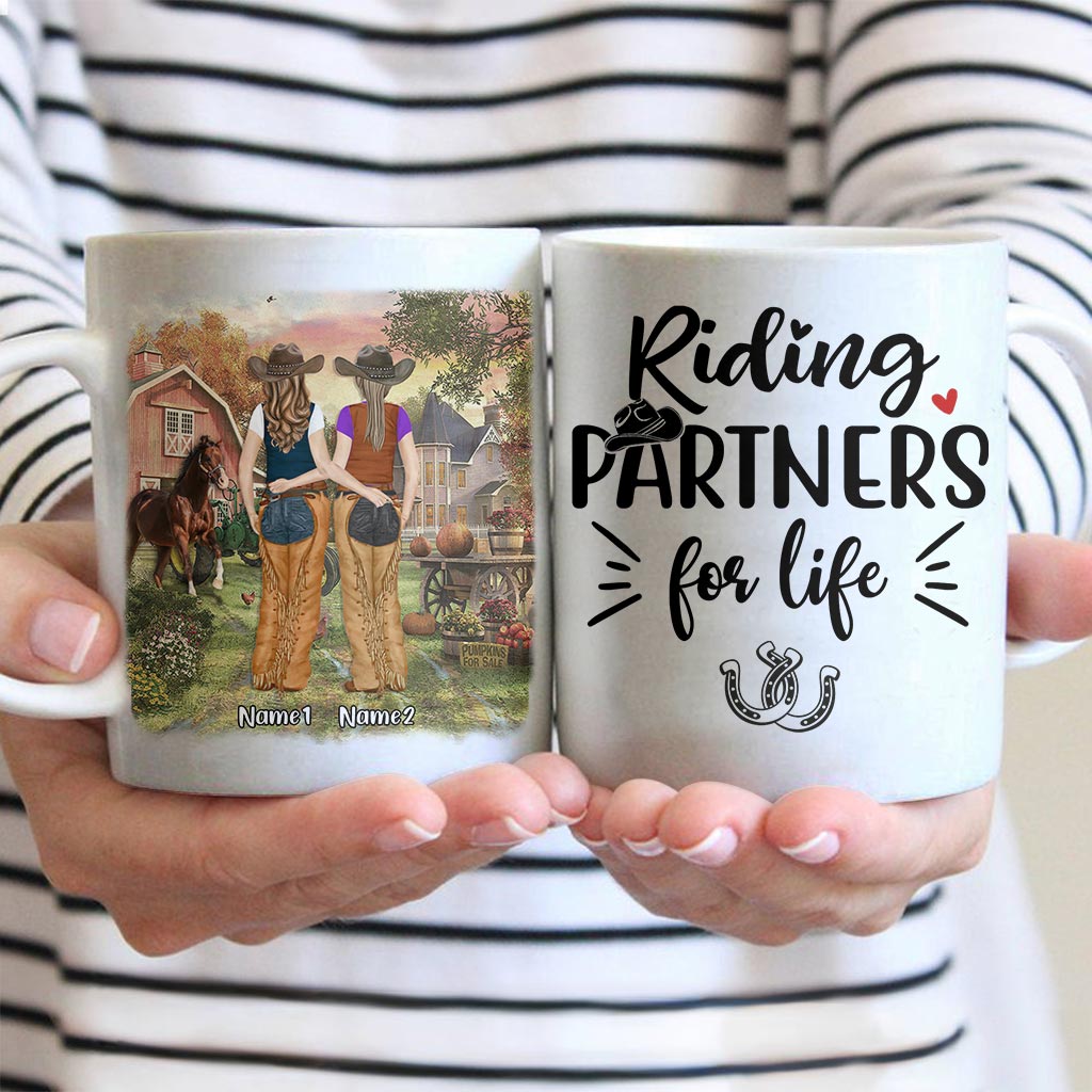 Riding Partners For Life - Personalized Horse Mug