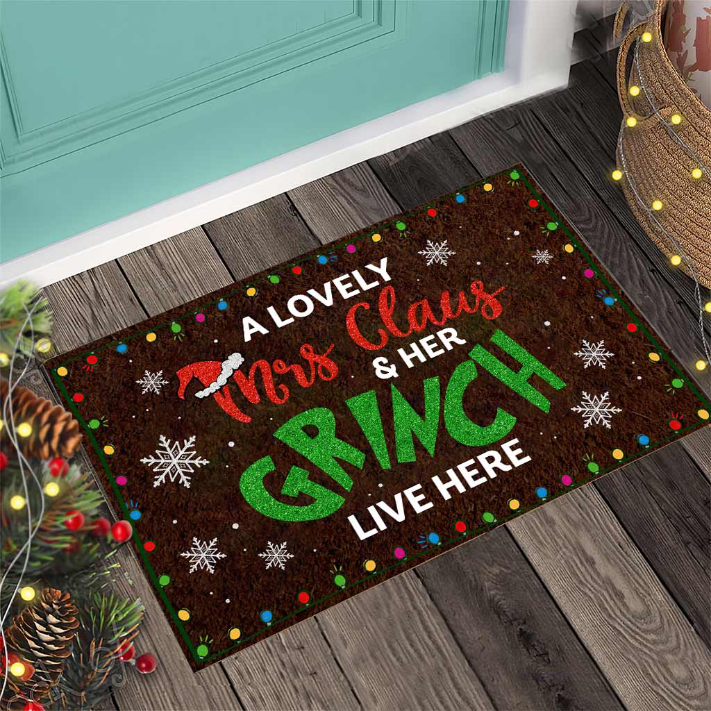 Lovely Couple - Christmas Couple Doormat