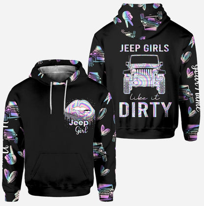 Jp Girls Like It - Personalized Car Hoodie and Leggings