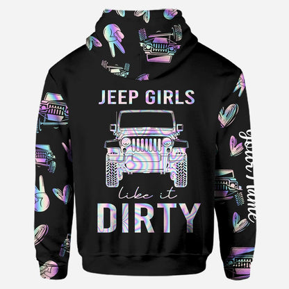 Jp Girls Like It - Personalized Car Hoodie and Leggings