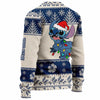 Merry Ohana - Personalized Christmas Ohana Sweater With Faux Wool Pattern Printed