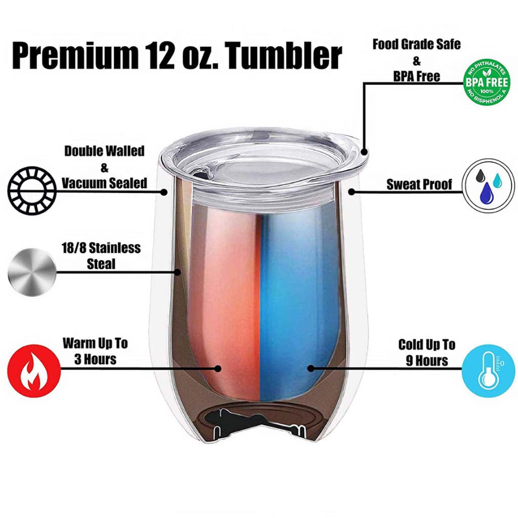 Drunk Campers - Personalized Camping Wine Tumbler