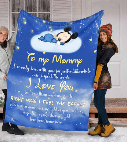 I Love You - Personalized Mother's Day Blanket