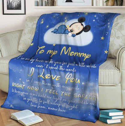 I Love You - Personalized Mother's Day Blanket