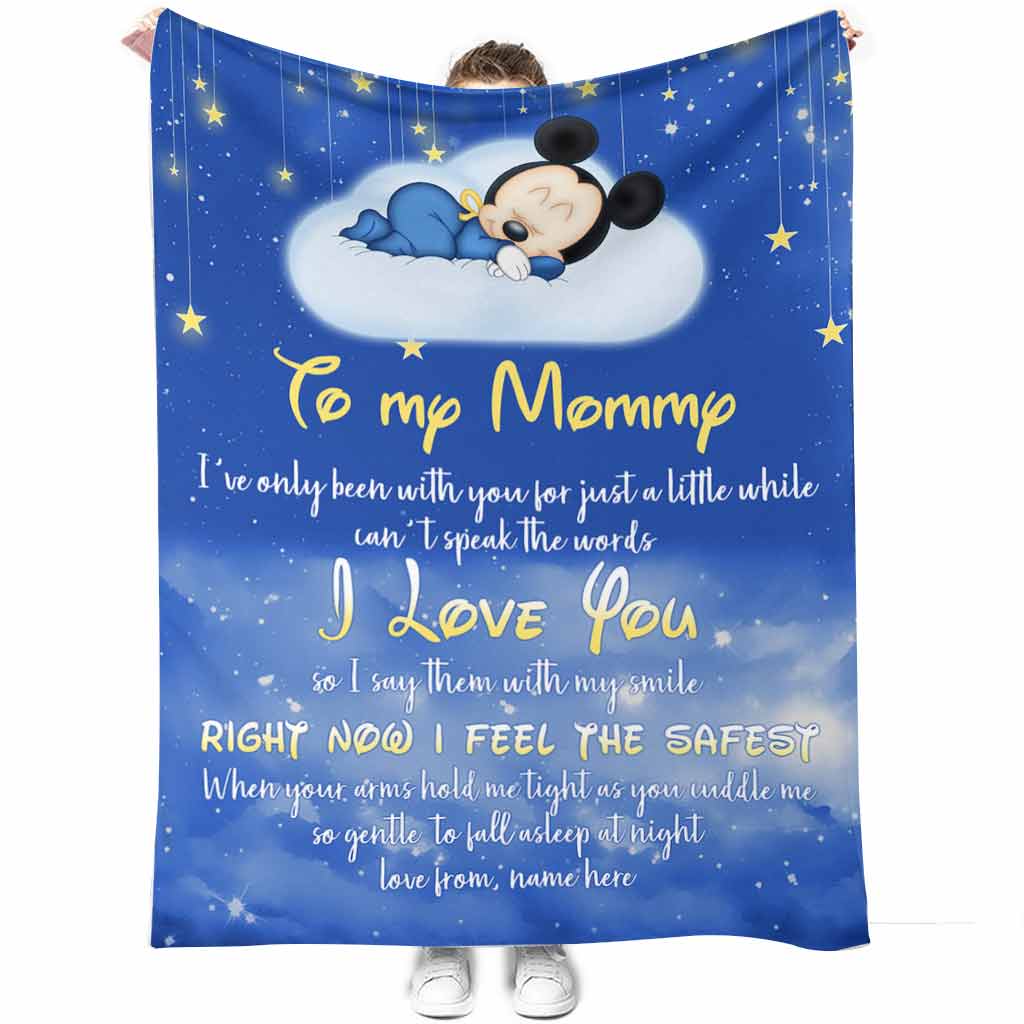 I Love You - Personalized Mother's Day Blanket