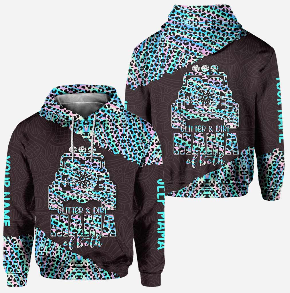 Glitter And Dirt - Personalized Car Hoodie and Leggings