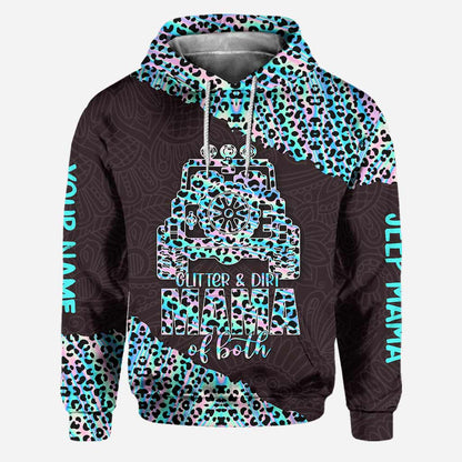 Glitter And Dirt - Personalized Car Hoodie and Leggings