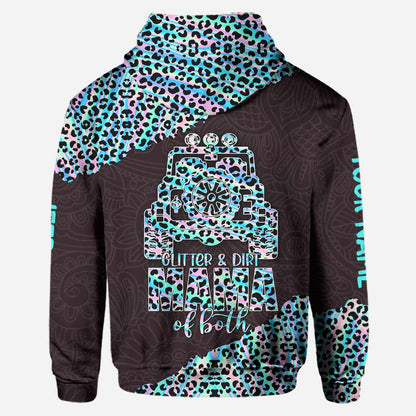 Glitter And Dirt - Personalized Car Hoodie and Leggings