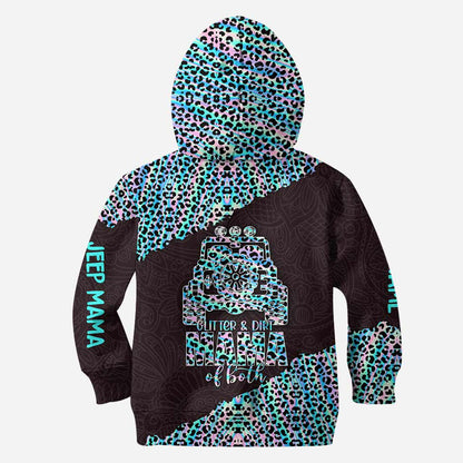 Glitter And Dirt - Personalized Car Hoodie and Leggings