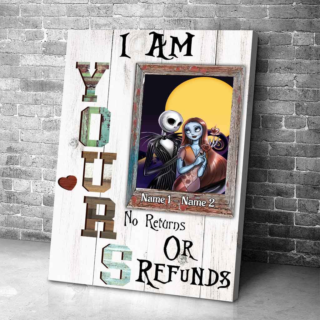 I Am Yours - Personalized Couple Nightmare Poster