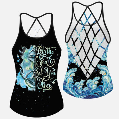 Blue Waves - Cruise Cross Tank Top