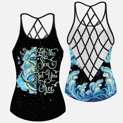 Blue Waves - Cruise Cross Tank Top