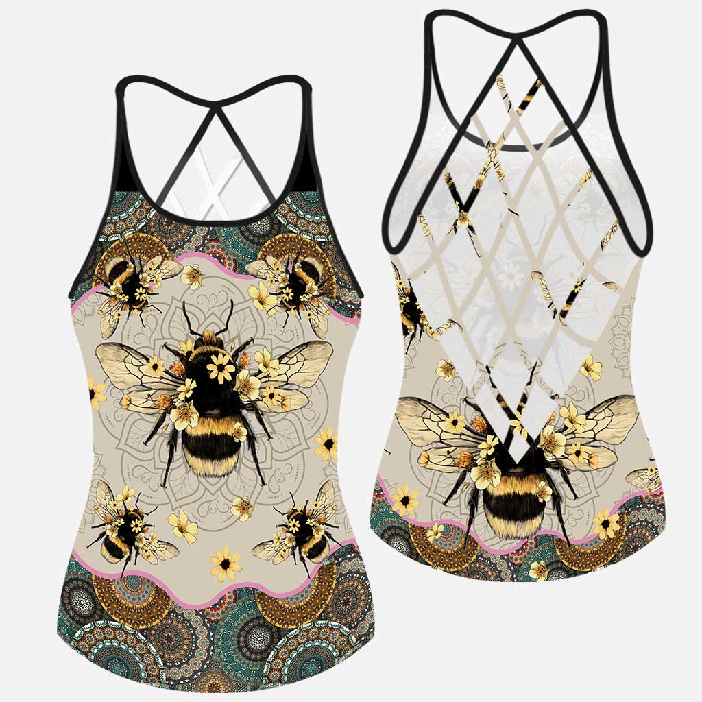 Queen Bee Cross Tank Top