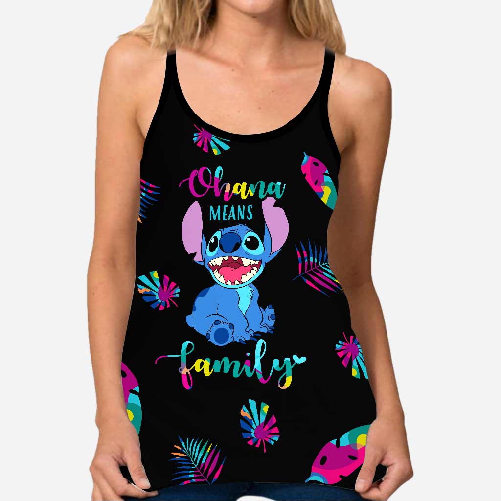 Love Ohana Cross Tank Top