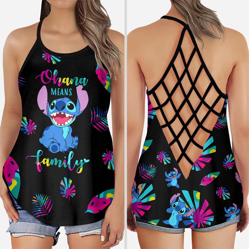 Love Ohana Cross Tank Top