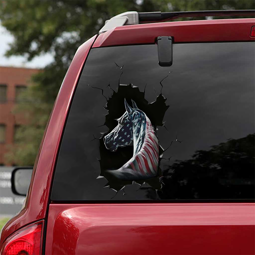 American Horses - Independence Day Decal Die Cut