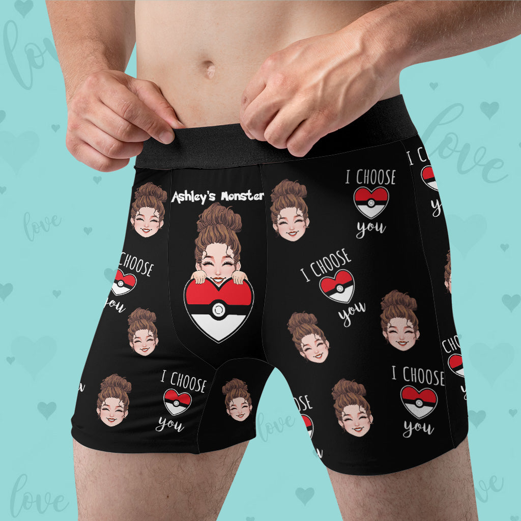 My Monster - Personalized Monster Trainer Men Boxer Briefs