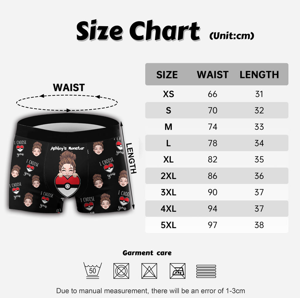 My Monster - Personalized Monster Trainer Men Boxer Briefs