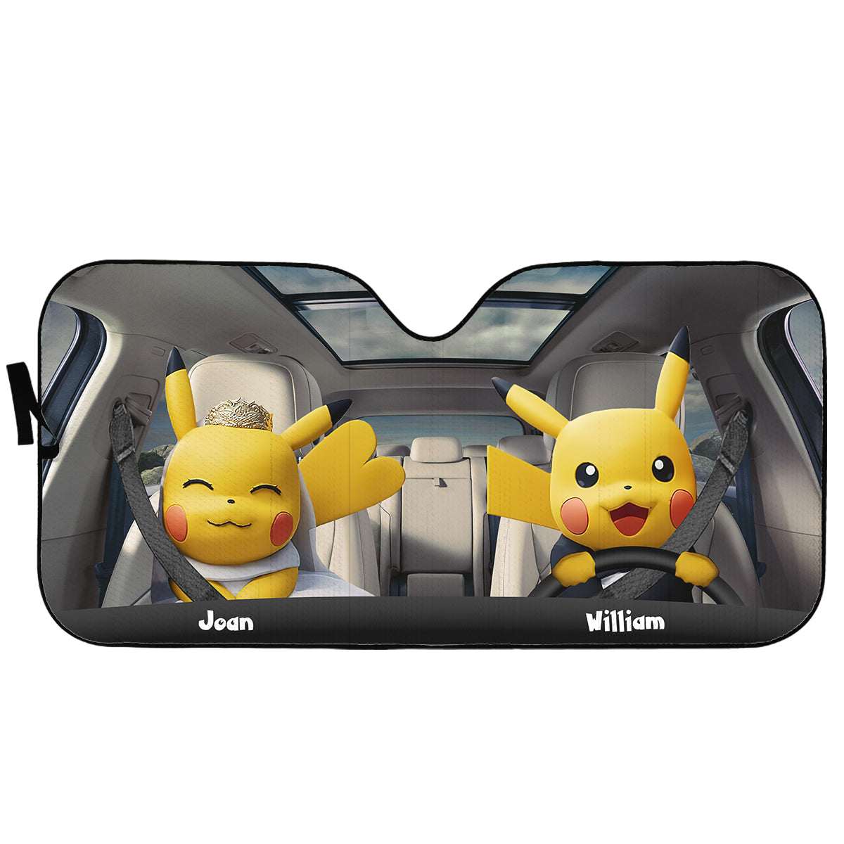 I Choose You - Personalized Monster Trainer Car Sunshade