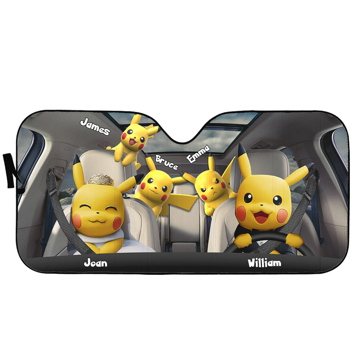 I Choose You - Personalized Monster Trainer Car Sunshade