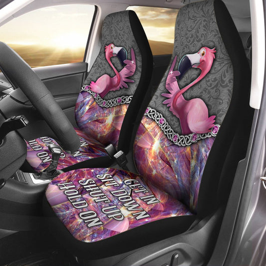 Get In Sit Down - Flamingo Seat Covers