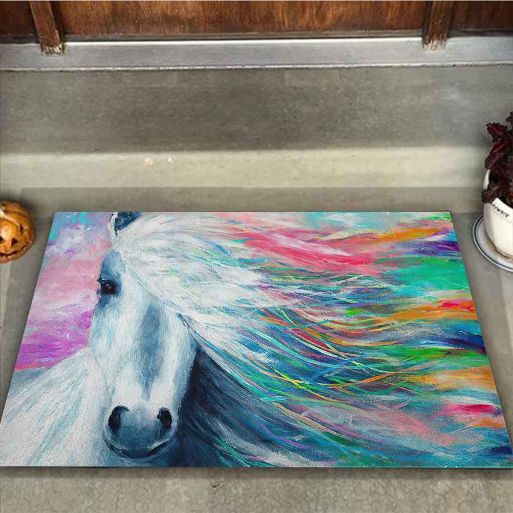 Colorful Horse Doormat