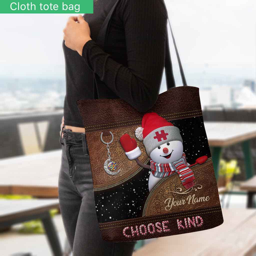 Choose Kind - Personalized Autism Awareness Tote Bag