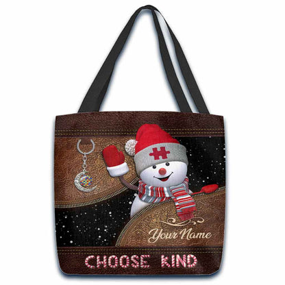 Choose Kind - Personalized Autism Awareness Tote Bag