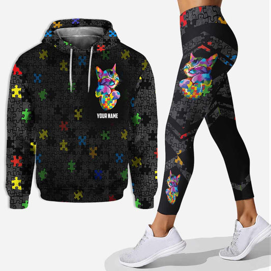 Don't Judge What You Don't Understand - Personalized Autism Awareness Hoodie And Leggings