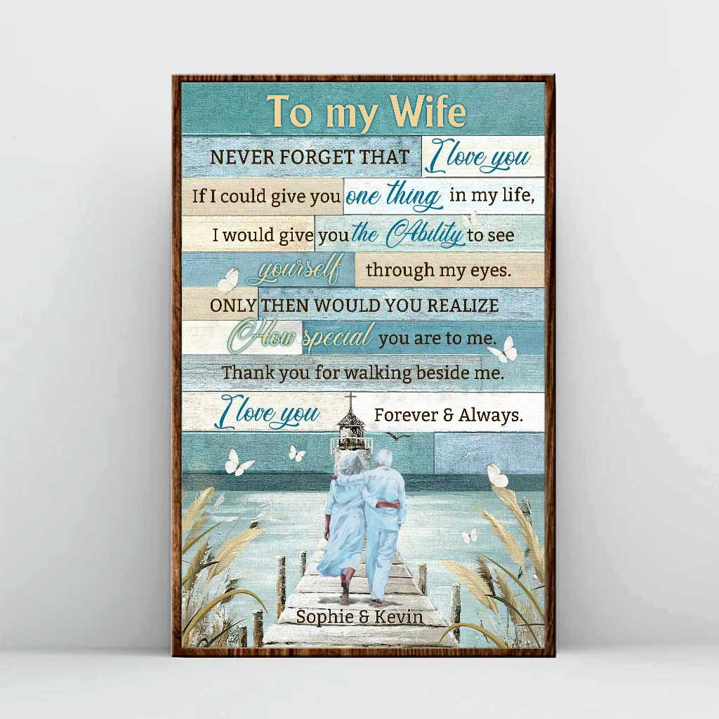 I Love You Forever And Always - Personalized Couple Poster